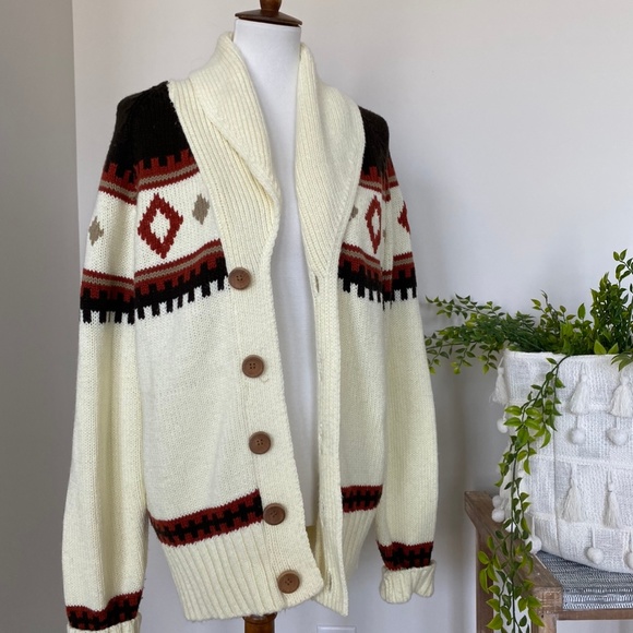 Vintage Southwest Cardigan - Picture 1 of 5